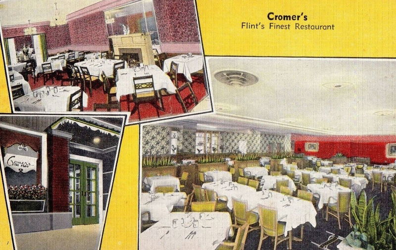 Cromers Restaurant - Vintage Post Card
